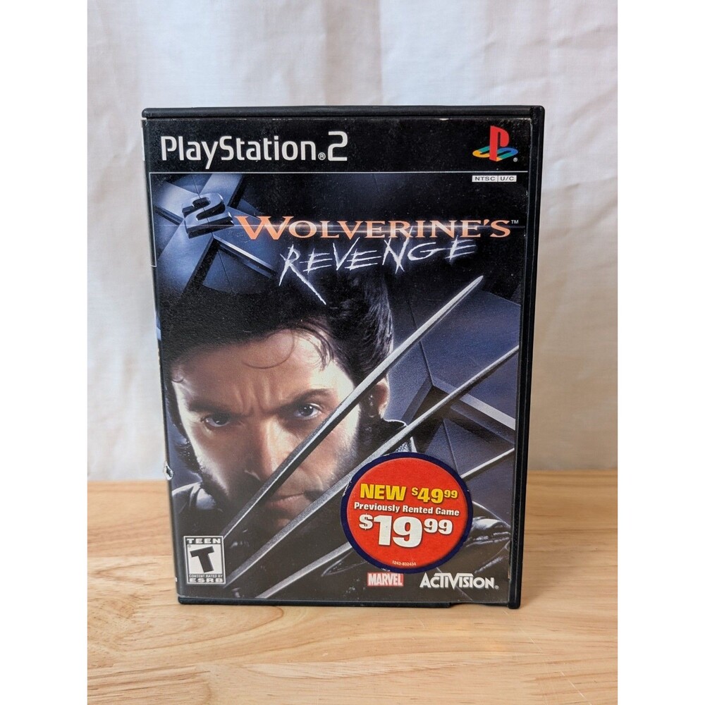 Activision Wolverine's Revenge X-Men Sony PS2 Manual T NTSC-U/C 2003 Tested